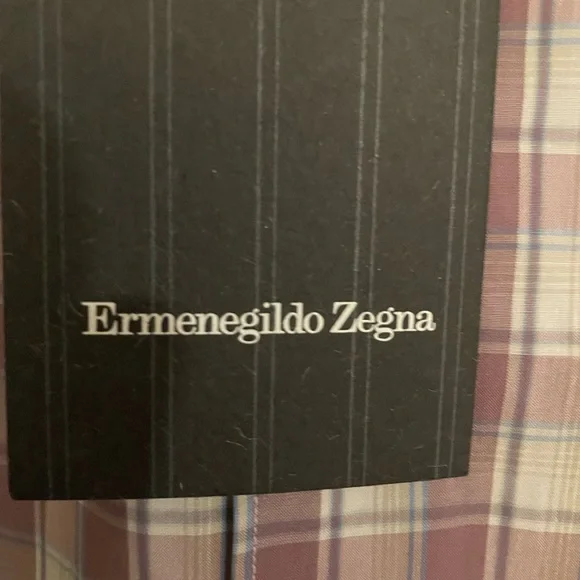 Ermenegildo Zega NWT Plaid Long Sleeve Button Down Dress Shirt Men’s XXL - Picture 2 of 8